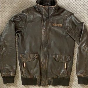 *Hollister* Men’s Palm Canyon Faux Leather Jacket